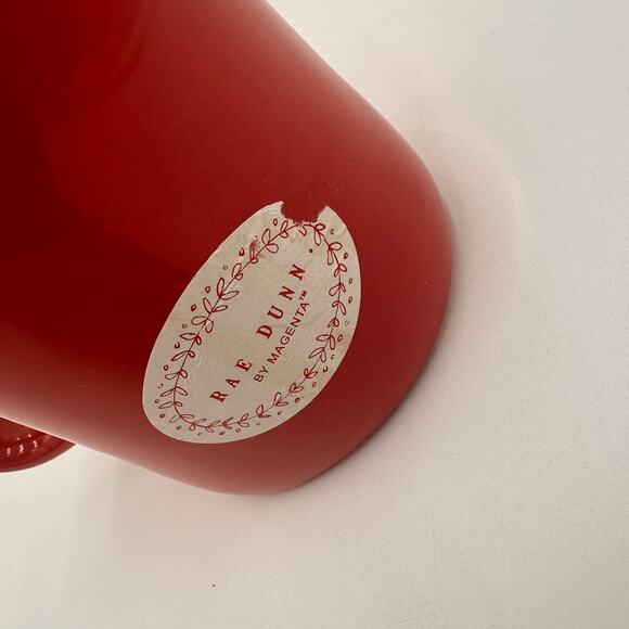 Rae Dunn Red Jingle Christmas Coffee Mug New with tags - Picture 3 of 6